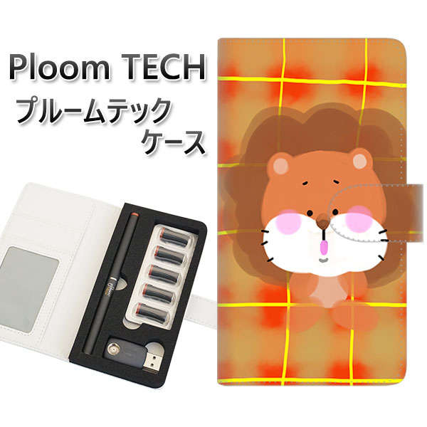 プルームテック ケース 手帳型 ploomtech ケース 【YF821 らいおん】プルームテックケース レザー ギフト タバコ 電子タバコ カバー タバコポー...