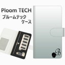 プルームテック ケース 手帳型 ploomtech ケース 【YI843 イニシャル ネコ B】 プルームテックケース レザー ギフト タバコ 電子タバコ カバ...