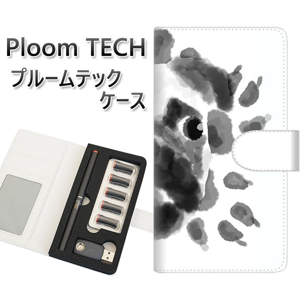 プルームテック ケース 手帳型 ploomtech ケース 【YJ047 パグ6】 プルームテックケース レザー ギフト タバコ 電子タバコ カバー タバコポー...