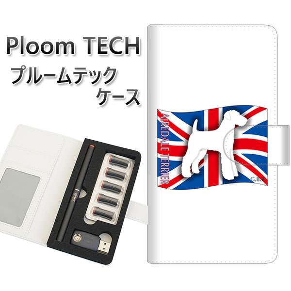 プルームテック ケース 手帳型 ploomtech ケース 【ZA801 エアデールテリア】プルームテックケース レザー ギフト タバコ 電子タバコ カバー タ...