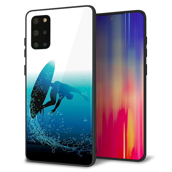 Rakuten - docomo Galaxy S20+ SC-52A ケース カバー スマホケース 背面 ガラス TPU ガラプリ 【カットバック】 MMLM