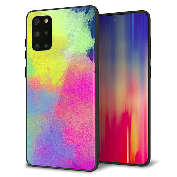 Rakuten - docomo Galaxy S20+ SC-52A ケース カバー スマホケース 背面 ガラス TPU ガラプリ 【デザイン 色彩】 MMLM