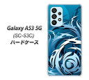 docomo Galaxy A53 5G SC-53C ハードケース カバー 【731 ドラゴンサークル UV印刷 素材クリア】