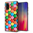 au Galaxy S20 5G SCG01 ケース カバー スマホケース 背面 ガラス TPU ガラプリ 【マーブルチョコ】 MMLM