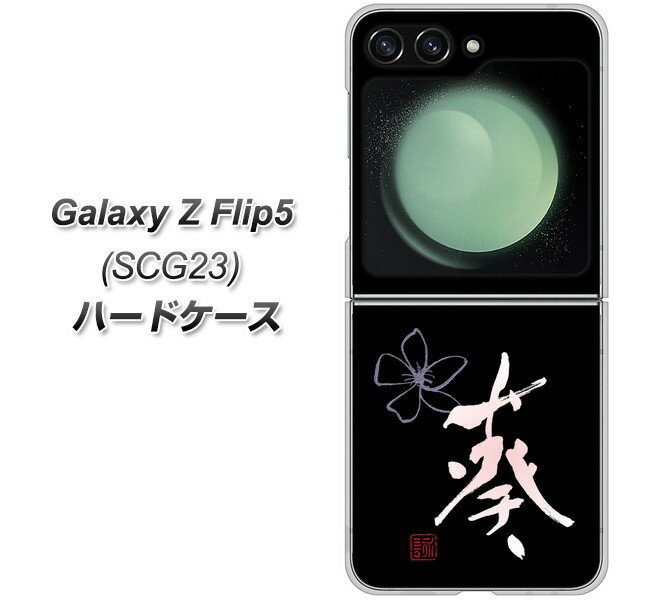 au Galaxy Z Flip5 SCG23 ハードケース カ