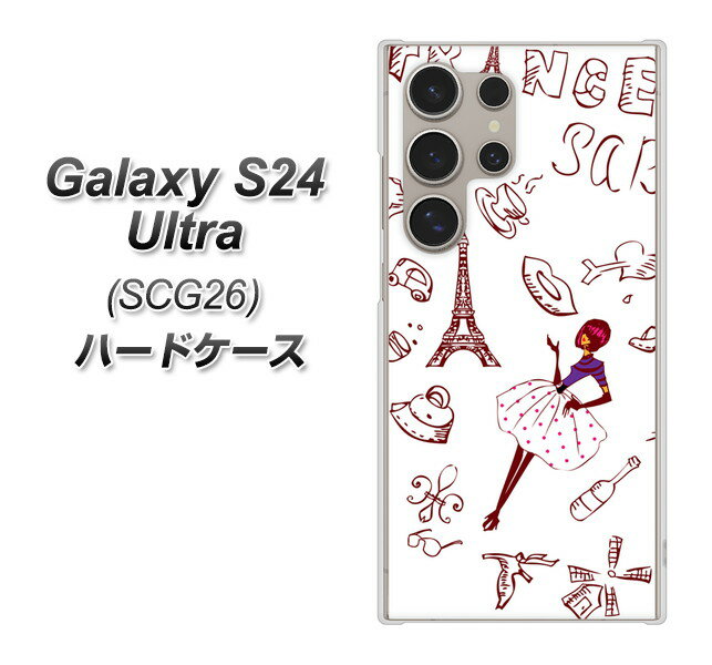 au Galaxy S24 Ultra SCG26 n[hP[X Jo[ y296 tX UV fރNAz