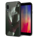 docomo AQUOS sense3 SH-02M ケース カバー スマホケース 背面 ガラス TPU ガラプリ 【KM887 ランジェリー】 MMLM