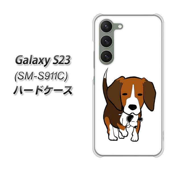 yVoC Galaxy S23 SM-S911C n[hP[X Jo[ yYJ166  Dog r[O 킢 UV fރNAz