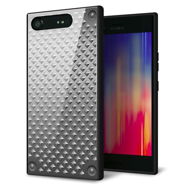 Rakuten - Xperia XZ1 SO-01K ケース カバー 背面 ガラス TPU デザイン 【 570 スタックボード 】 印刷 光沢 MMLM