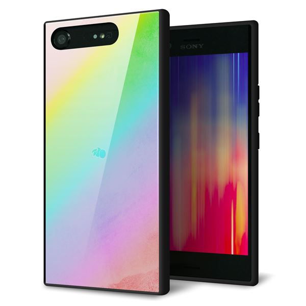 Rakuten - Xperia XZ1 SOV36 ケース カバー 背面 ガラス TPU デザイン 【 YJ287 デザイン 】 印刷 光沢 MMLM