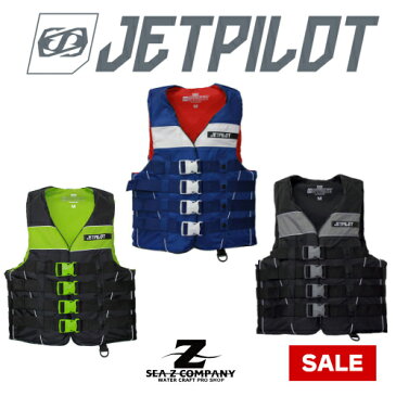 【SALE】【JETPILOT】STRIKE 4BUCKLE NYLON VEST・ライフジャケット・ナイロンベスト ジェットパイロット JP8301J