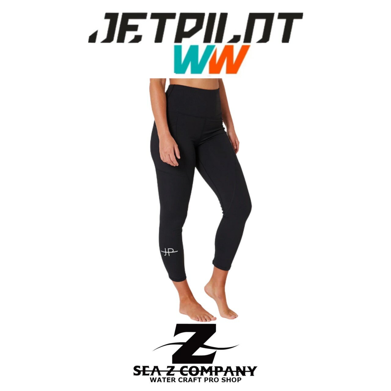 【送料無料】【JETPILOT】ジェットパイロット CAUSE LEGGINGS S23005 ブラック 10/M・12/L　レディースレギンス