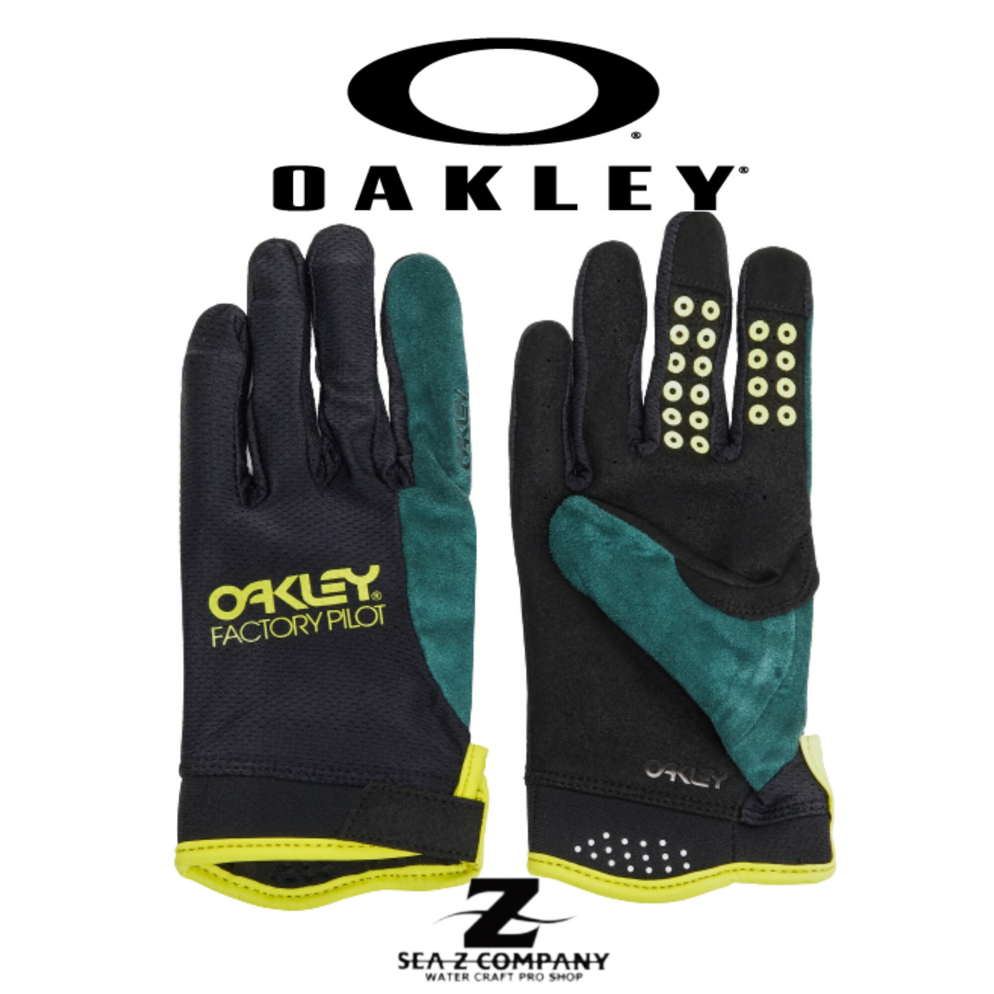 【OAKLEY】オークリー All Mountain Mtb Glove グローブ FOS900878 ブルー・ブラック S・M・L