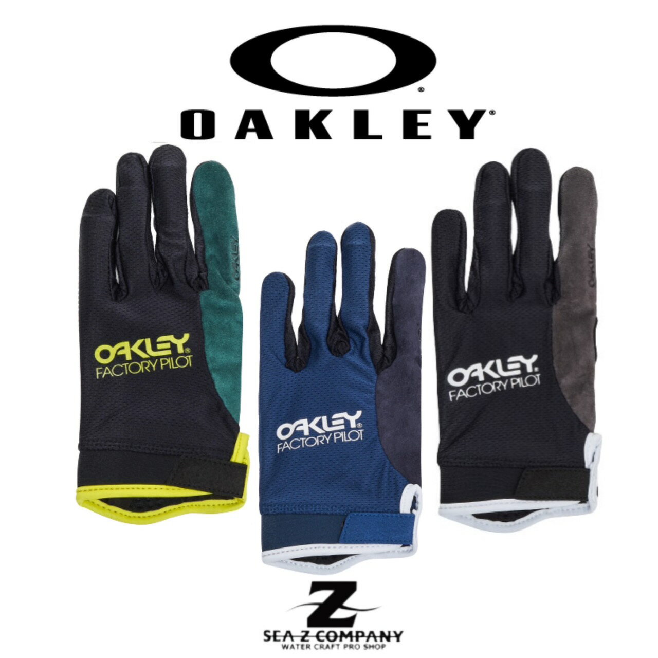 【OAKLEY】オークリー All Mountain Mtb Glove グローブ FOS900878 ブルー ブラック S M L