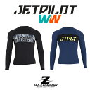 【JETPILOT】継続 ジェットパイロット RX L/S ラッシュ (長袖) JA21507 ブラック・ネイビー　S・M・L・XL・2XL・3XL