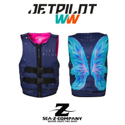 NEW【送料無料】【JETPILOT】ジェットパイロット GIRLS WING CAUSE NEO VEST JA22211 ネイビー 4-6・8-10