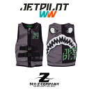 【送料無料】【JETPILOT】 ザ コーズ キッズ ネオベスト シャーク (JA20211) ー ブラックチャコール 8-10