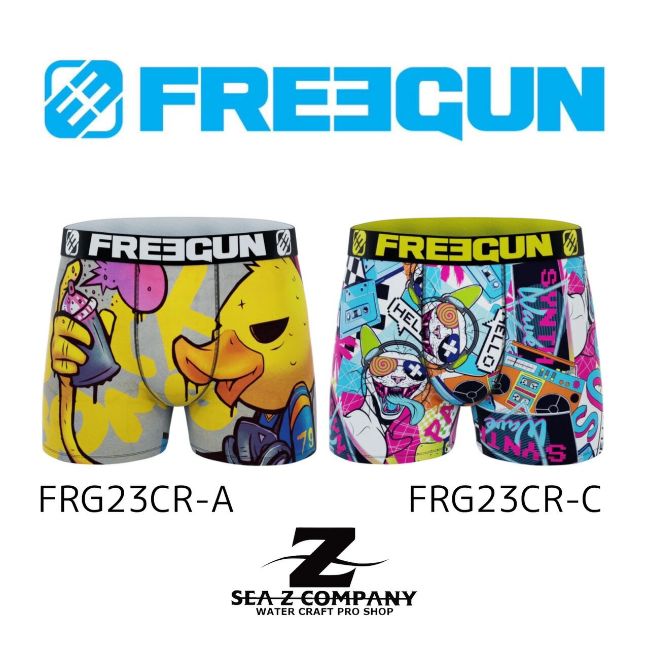 【FREEGUN】フリーガン BOXER PANTS CHARACTER SERIES FRG23CR S・M・L・XL アンダーパンツ ボクサーパンツ