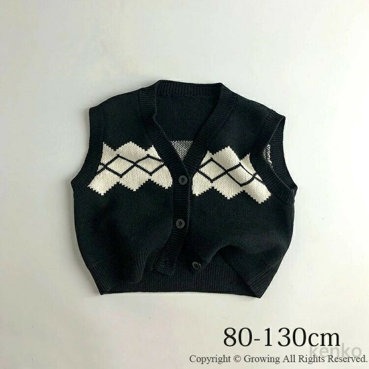 ニットベスト ベスト 赤ちゃん ケーブルニット トップス 無地 冬 秋冬 キッズ ニット ベビー服 子供服 ..