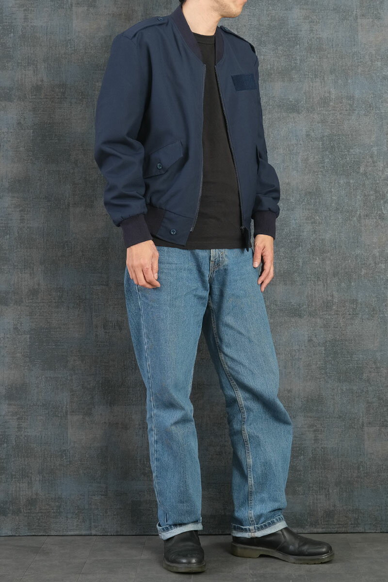 ポルトガル軍 AF パイロットジャケット ネイビー USED JJ365UN 空軍 FAP Air Force エアフォース アウター ブルゾン 上着 羽織り フライトジャケットタイプ ワークウェア ワーカー ウールポリエステル カジュアル 男性 メンズ 女性 レディース 実物ミリタリー 軍物