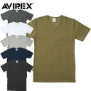 1点ならメール便送料無料 AVIREX #6143501 デイリーシリーズ VネックTシャツ メンズ 6色 XS-XL