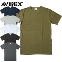 1点ならメール便送料無料 AVIREX #6143502 デイリーシリーズ クルーネック Tシャツ メンズ 6色 XS-XL