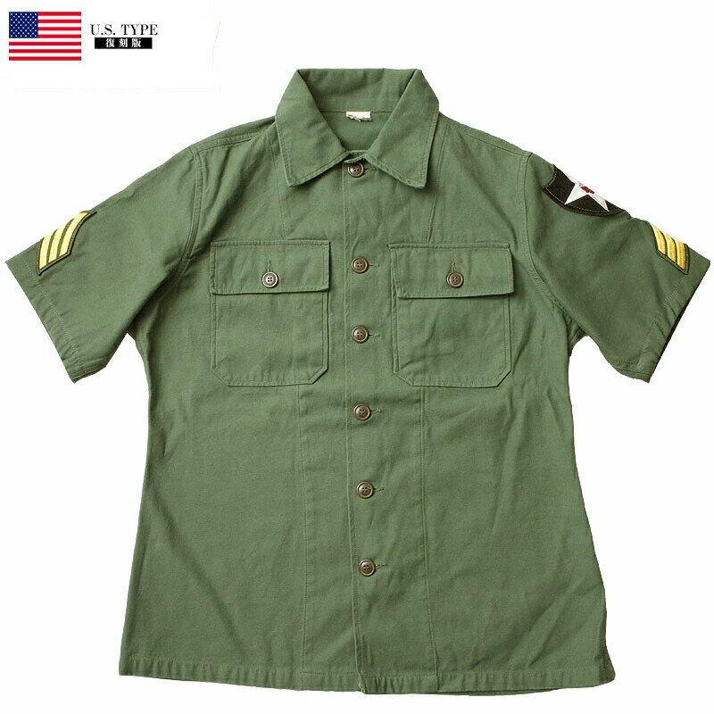 10%OFF!■米軍タイプ OG-107ファティーグシャツ 半袖 ジョンレノンModel USED加工 ミリタリーシャツ #JS155YNAM OG107 パッ...