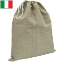 1点ならメール便可 イタリア軍リネン ランドリーバッグ 60×50cm デッドストック