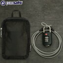 1点ならメール便可 PACSAFE パックセーフ #12970316 プロセーフ1000 WケーブルTSA 南京錠 ステンレススチールケーブル ワイヤー 固定 ...