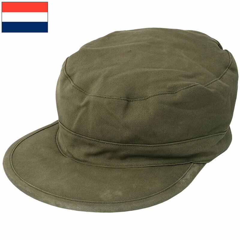オランダ軍 ファティーグキャップ オリーブ USED HC080NN
