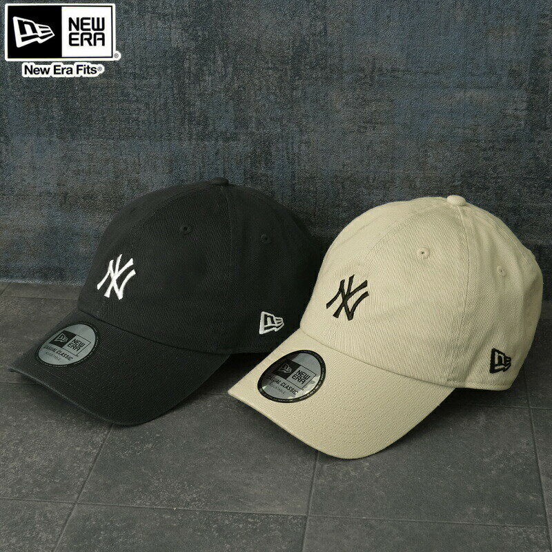 NEWERA ニューエラ MLB カジュアルクラシック ニューヨーク・ヤンキース ミッドロゴ帽子 キャップ CAP 野球帽 メンズ 男性 レディース 女性 サイズ調整 カジュアル アウトドア スポーツ メジャーリーグ