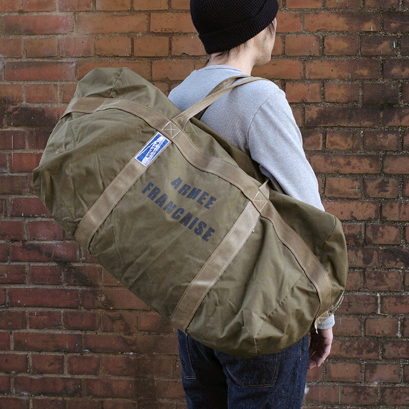 フランス軍 TAP パラシュートバッグ USED BH088UN ボストンバッグ トラベルバッグ 旅行カバン BAG 大容量 65L 収納 運搬 パラシューター パラトルーパー 空軍 空挺部隊 キャンプ アウトドア レジャー スポーツ サバゲー 実物ミリタリー 軍物 軍モノ seabees-10026570 SEABEES Military Mega Store サンプル画像2