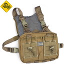 MAGFORCE マグフォース MF-3571(A3571T) アントラージュ チェストリグ タン Entourage Chest Rig ハイドレーションバッグ 胸当て 拡張ポーチ 装備 サバゲー