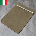 1点ならメール便可 イタリア軍 リネンキャンバス レターバッグ デッドストック BE068NN 書類バッグ ブリーフケース 郵便 ポストマン ポーチ パック クラッチバッグ カジュアル 小物入れ ヴィンテージ 年代物 未使用品