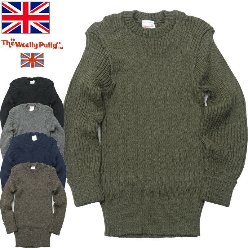 KEMPTON ケンプトン社 #7935140001(41671) WOOLLY PULLY クルーネック コマンドセーター メンズ 男性 ..