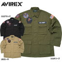 アヴィレックス AVIREX アビレックス #7833155001 コットン リップストップ BDUジャケット『VX-31』メンズ 男性 フィールドジャケット アウター ミリタリー カジュアル パッチ ワッペン 春 秋 冬