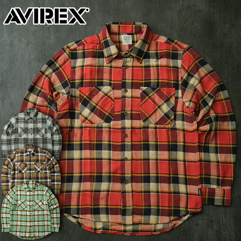 楽天市場】AVIREX アビレックス チェックシャツの通販 楽天市場】AVIREX アビレックス チェックシャツの通販
