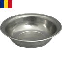 ルーマニア軍 INOX プレート 大 USED EE728UN ステンレス 深皿 ボウル 容器 パーツトレイ トレー キャンプ用品 アウトドア レジャー 小物 インテリア雑貨 実物ミリタリー 軍物 軍モノ