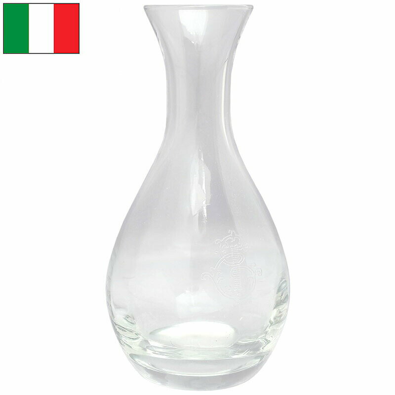 イタリア軍 デキャンタ スモール デッドストック EE716NN ワインデカンタ ガラス ボトル 花瓶 インテリ..