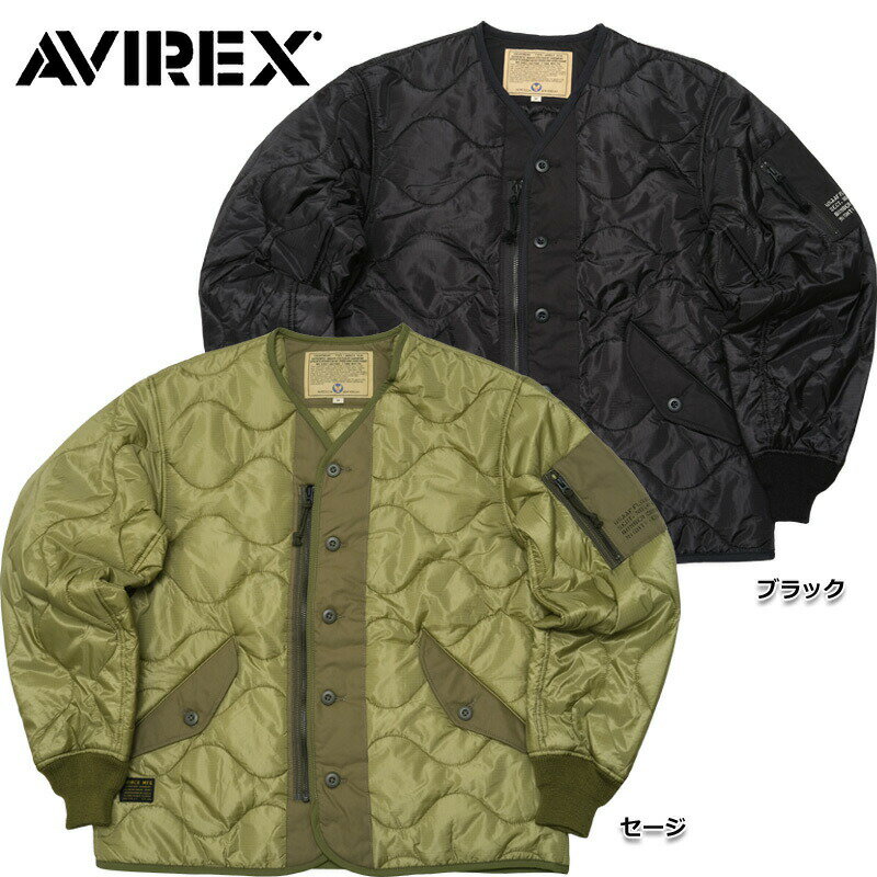 AVIREX アビレックス 7832252068(6122141) キルト ライナー ジャケット メンズ 男性 ジャケット アウター ブルゾン 春 秋 冬