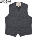 SUGAR CANE シュガーケーン SC12795 9oz. ブラックコバート ワークベストメンズ 男性 ミリタリー アメカジ 黒 9オンス ワークウエア