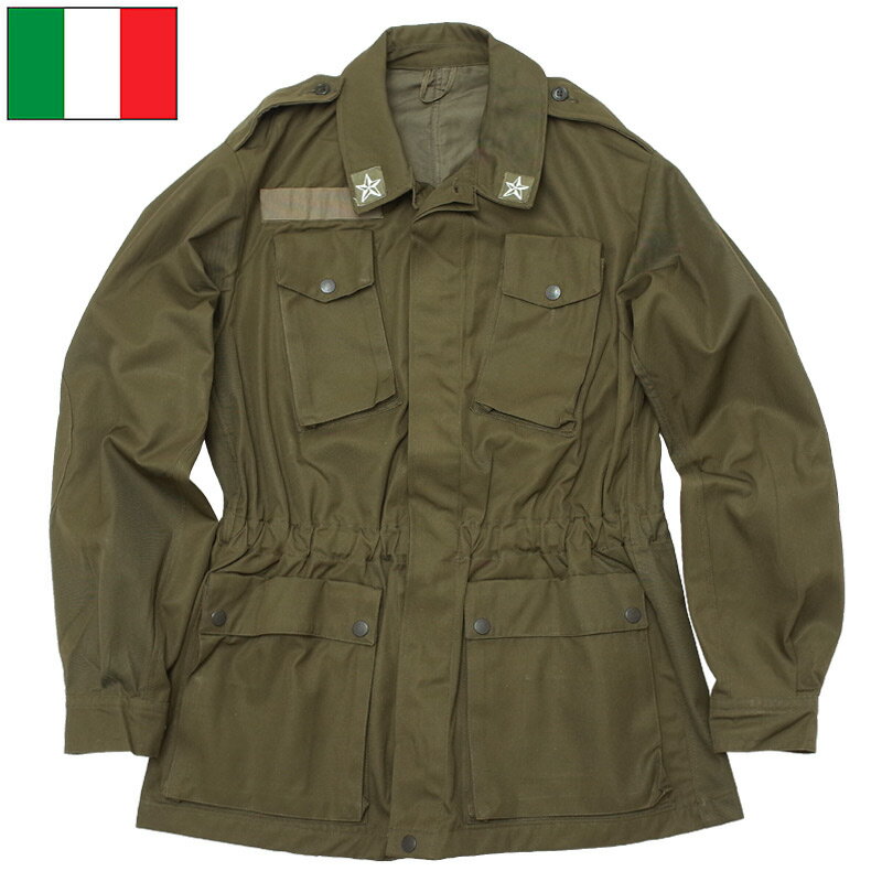 イタリア軍 コンバットジャケット デッドストック メンズ アウター スプリングジャケットコート フィールドジャケット カジュアル 実物軍放出品 本物 戦闘服 軍装