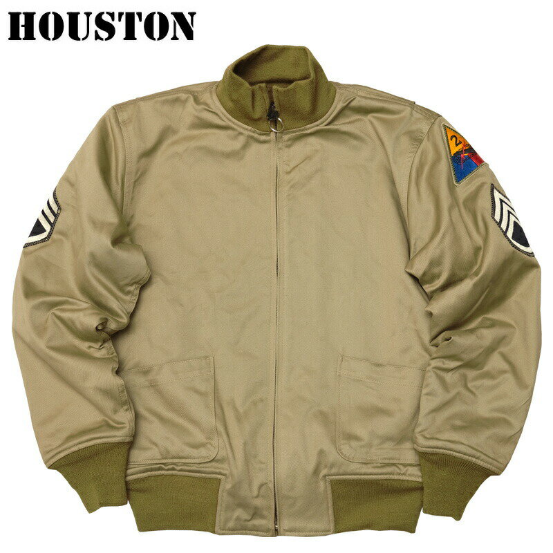 HOUSTON コート メンズ ノベルティープレゼント HOUSTON ヒューストン #5B-FR U.S. ARMY コンバットジャケット フューリー FURY 5BFR メンズ 男性 ブルゾン アウター アメリカ軍 米軍 カジュアル ミリタリー ミリジャケ 春 秋 冬