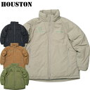 ノベルティープレゼント HOUSTON ヒューストン 51331 プリマロフト レベル7 ジャケットメンズ 男性 LEVEL7 PRIMALOFT アウター ブルゾン ミリタリージャケット ビッグシルエット 大きめ 防寒 冬 レプリカ ECWCS エクワックス ユニオン