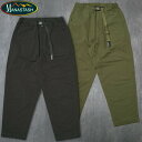 MANASTASH マナスタッシュ #7923910010 フレックスクライマーワイドレッグパンツワイドパンツ メンズ 男性 パンツ ズボン ミリタリー カジュアル アメカジ ベルト ストレッチ ウエストゴム 春 夏 秋 冬