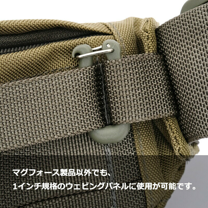 �᡼���ز� MAGFORCE �ޥ��ե����� Duraflex �ǥ��ե�å��� #Z02-001 1����� �������ץ���å� 1inch�Хå����������꡼ PALS�����ӥ�Ϣ�� �Хå��������ޥ��� MOLLE�����ƥ� ���� ���ռ���