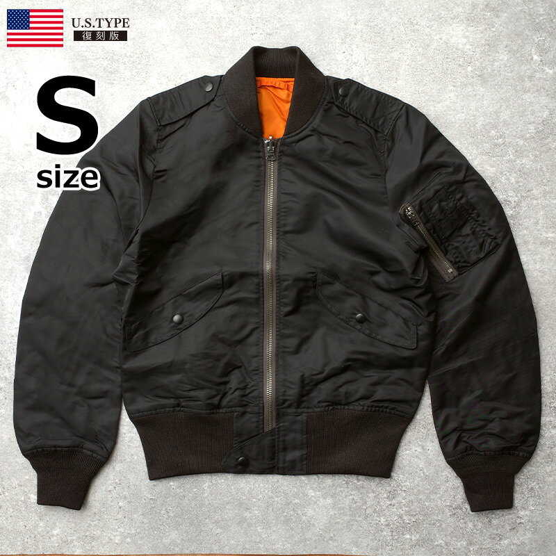 米軍タイプ L-2Bフライトジャケット 7448E モデル JJ170YNL2Bジャケット MIL-J-7448E MILJ7448E ブラック ブルゾン メンズ ライトゾーン ミリタリージャケット 春 秋 レプリカ 復刻