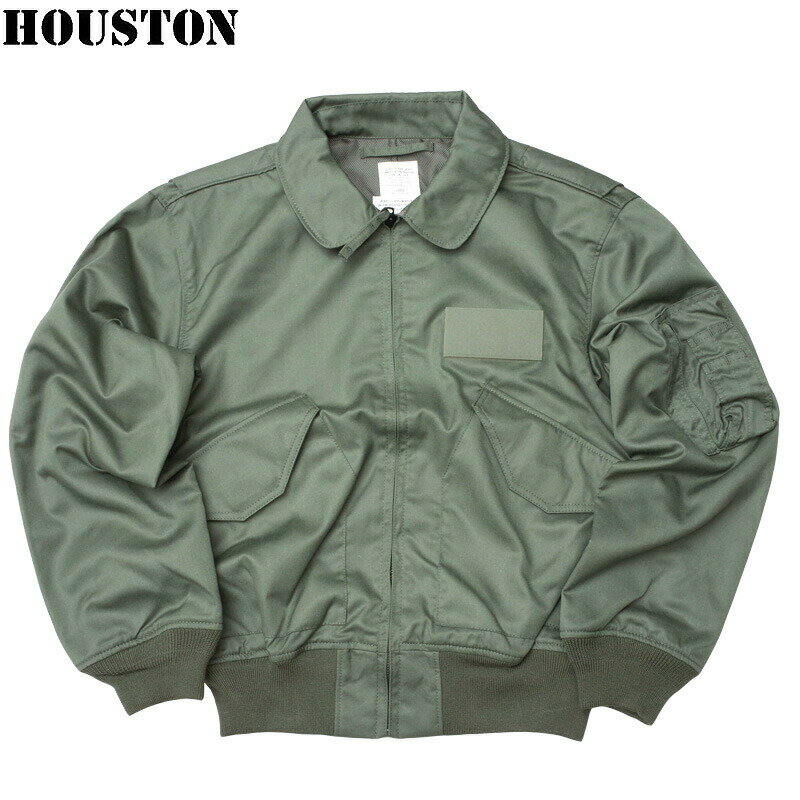 HOUSTON コート メンズ HOUSTON ヒューストン #5CW36P-NM CWU-36/P ノーメックス フライトジャケット CWU36P 男性メンズ セージカーキ ブルゾン アメリカ軍 ジャンパー ナイロンジャケット 高性能素材 ミリタリージャケット レプリカ ライトアウター 大きいサイズ ゆったり 秋 春 冬