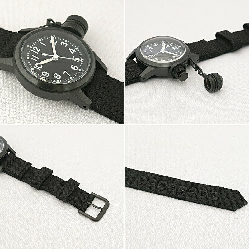 MONTRE ROROI モントルロロイ ブシップス ブラックオプス BBO-10FB ウォッチ 腕時計 BUSHIPS WATCH 布ストラップ ミリタリー 防水 M.R.M.W. 男性 女性 メンズ レディース ユニセックス 米軍 アメリカ軍
