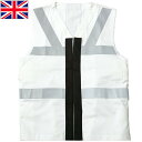 イギリス軍 フライトデッキベスト FR ホワイト デッドストック JV043NN Royal Naval ロイヤルネイビー 英国海軍 航空母艦 空母 フライトデ...